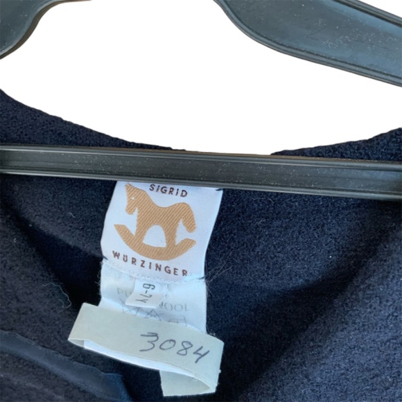 SIGRID WURZINGER NAVY BLUE SAILOR PULL OVER SZ 6/7 - Picture 3 of 3